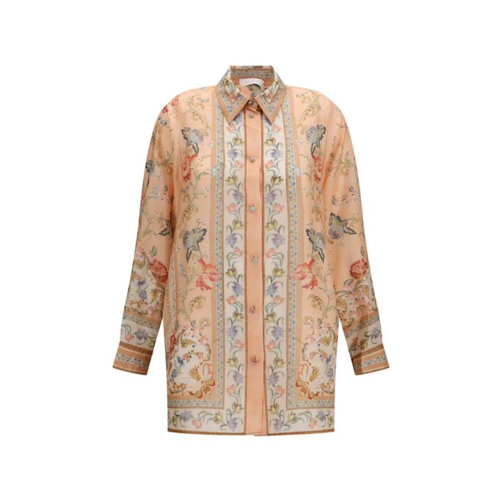 Zimmermann Multicolor Silk Pattern Women's Shirt